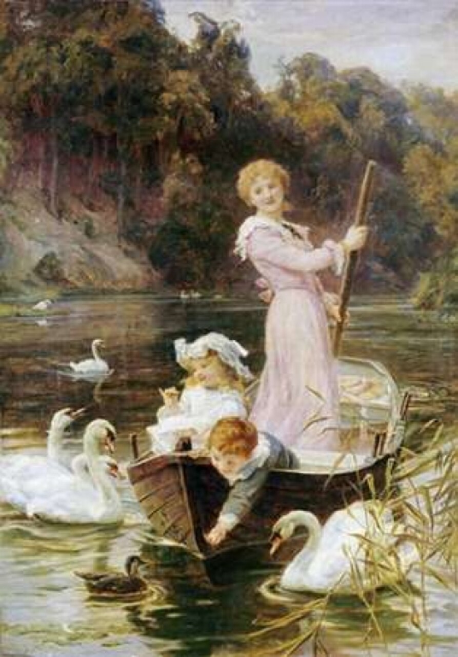 A Day On The River Poster Print by Frederick Morgan - Item # VARPDX266908